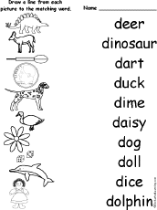 Letter D Alphabet Activities At Enchantedlearning Com