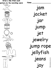 Letter J Alphabet Activities At Enchantedlearning Com