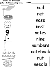 Letter N Alphabet Activities At Enchantedlearning Com