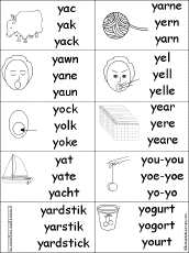 Letter Y Alphabet Activities at EnchantedLearning.com