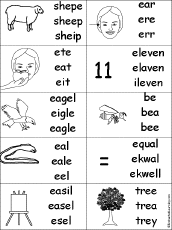 Multiple Choice Spelling -  Words