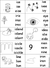 Multiple Choice Spelling -  Words