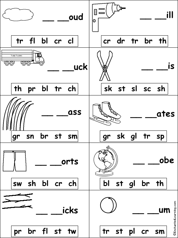 consonant-blends-worksheets