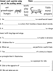 The Ant And The Grasshopper A Fable By Aesop Enchantedlearning Com