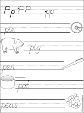 Trace and Write P Words