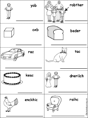 Unscramble Dolch Words #2