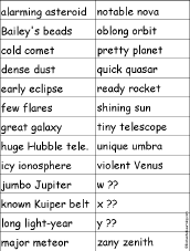 enchanted learning types of galaxies