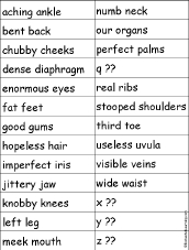 adjective list a z