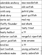 Adjective for Each Letter