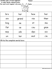 Search result: 'Word Pieces Puzzles - People and Occupation'