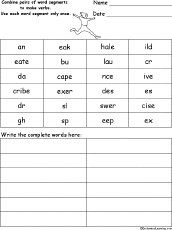 Spelling words