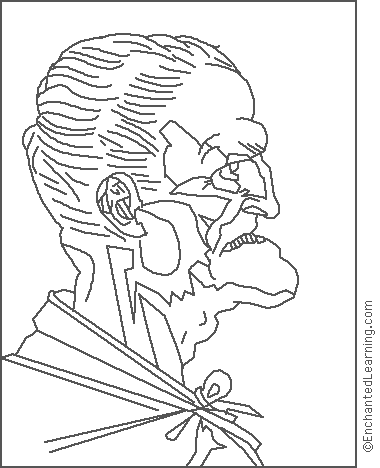 leonardo da vinci coloring pages