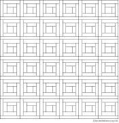 Download Log Cabin Quilt:Coloring Page - EnchantedLearning.com