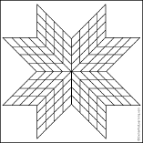 Download Lone Star Quilt: Coloring Page - EnchantedLearning.com