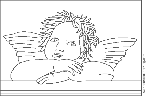 raphael coloring pages