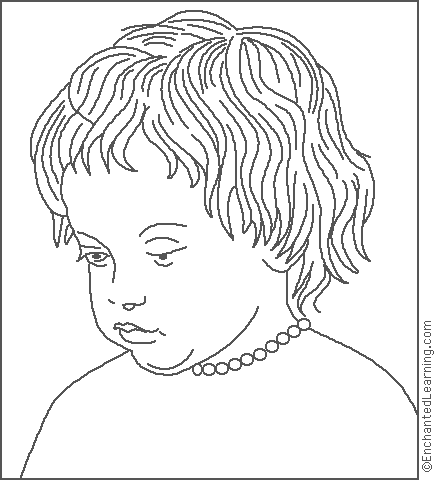 Search result: 'Peter Paul Rubens: Head of a Boy Coloring Page'