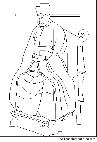 Search result: 'Portrait of Sung Jen-tsung Coloring Page'