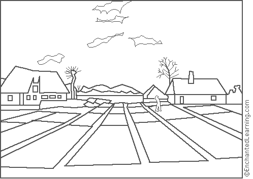 holland coloring pages