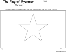 Myanmar's Flag - EnchantedLearning.com