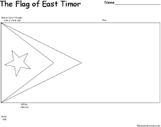 Search result: 'Flag of East Timor Printout'