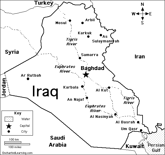 Download Iraq Map Coloring Page Sketch Coloring Page