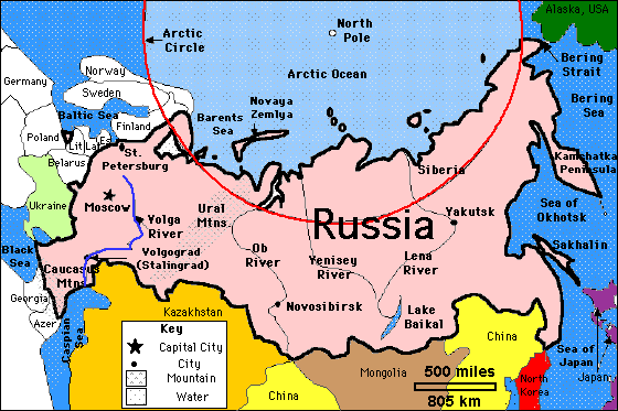 russia map