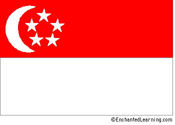 Singapore39s Flag EnchantedLearningcom