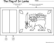 Flag of Sri Lanka -thumbnail