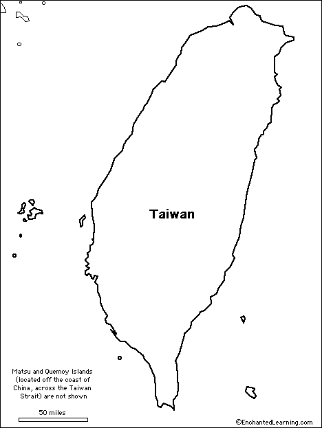 Taiwan Map Coloring Coloring Pages   Map.GIF