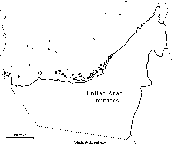 Search result: 'Outline Map Research Activity #1 - United Arab Emirates'