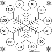 snowflake bingo