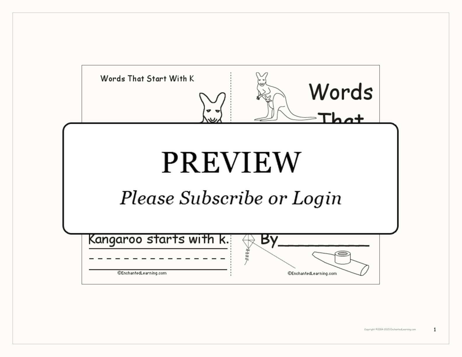 words-that-start-with-k-a-printable-book-enchanted-learning