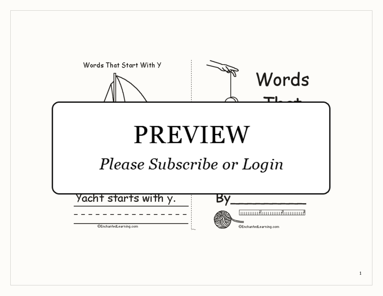 words-that-start-with-y-a-printable-book-enchanted-learning