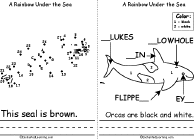 Brown Seal, Black Orca
