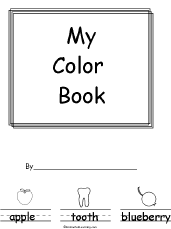 Free Printable My Color Book Coloring Pages Activity » Share