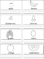 My Plate Food Groups, A Printable Book - EnchantedLearning.com