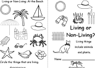 Search result: 'Living or Not Living?, A Printable Book'