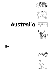 Search result: 'Australia, A Printable Book: Cover Page'