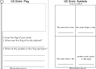 Search result: 'US State, A Printable Book: Flag, Symbols'