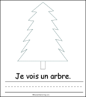 Search result: 'No&#235;l Je Vois (Christmas I See)... Early Reader Book: Tree Page'