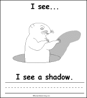 I see a shadow
