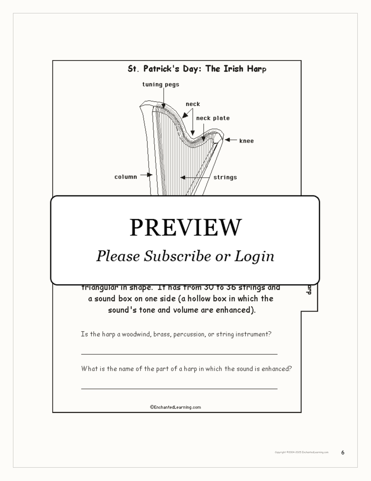 St. Patrick's Day Printable Book interactive worksheet page 6