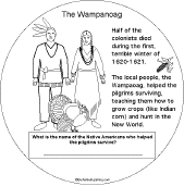 wampanoag coloring pages