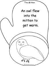 Search result: 'The Mitten, A Printable Book: Owl Page'