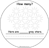 10 Gray Stars