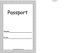 Passport, A Printable Book - EnchantedLearning.com