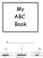 Search result: 'My ABC Book, A Printable Book'