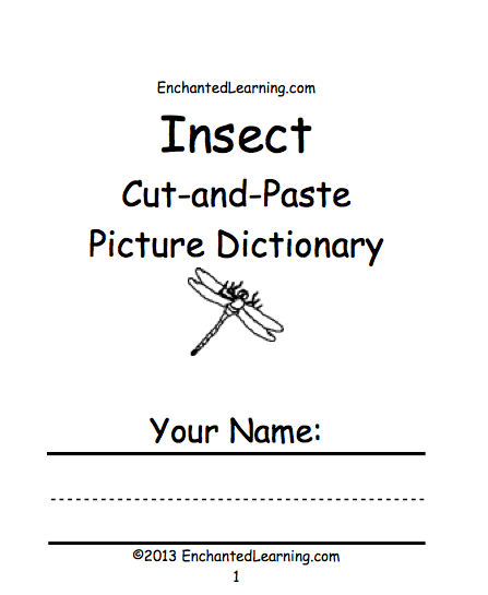 Search result: 'Insect Cut-and-Paste Picture Dictionary - A Short Book to Print'