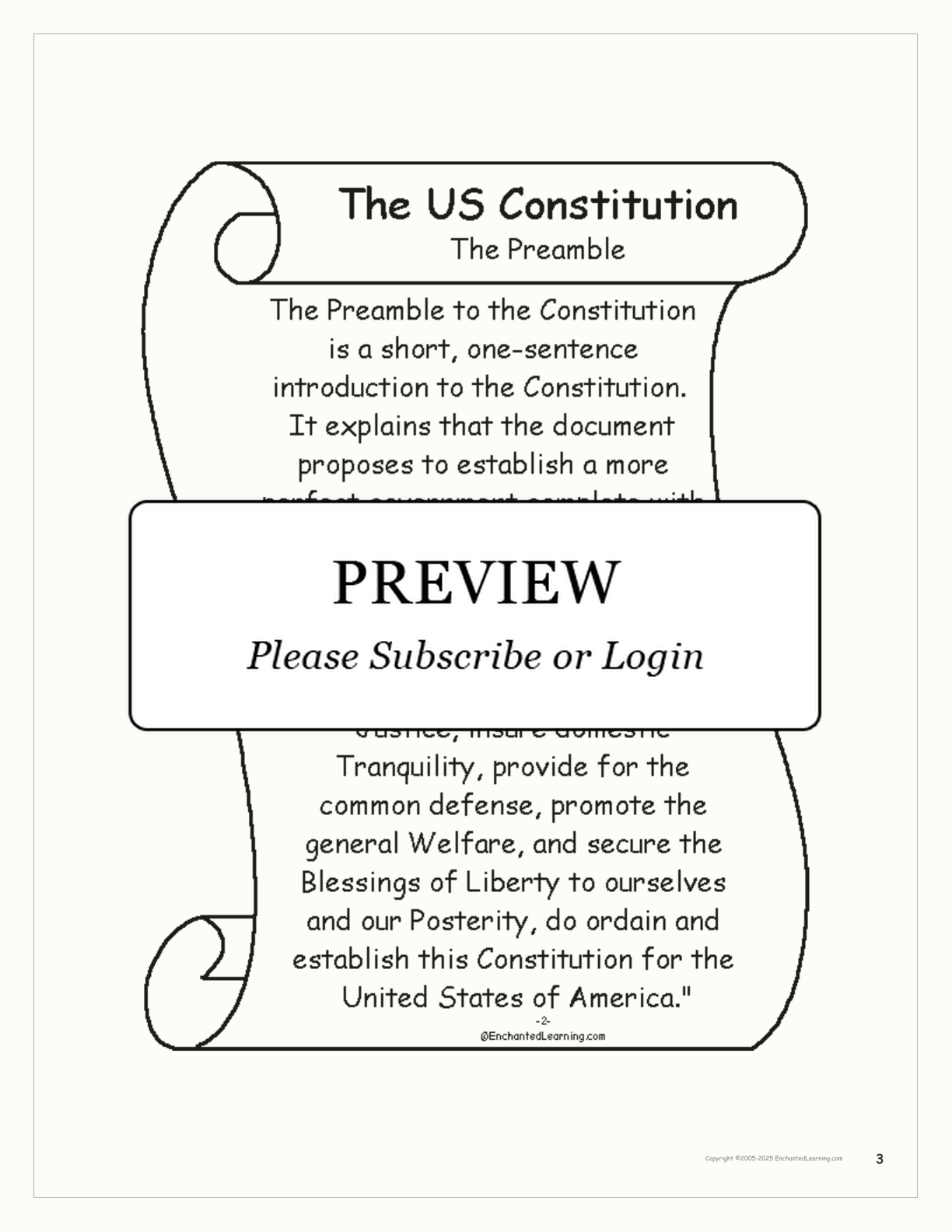 US Constitution Book Enchanted Learning   USConstitutionBook EnchantedLearning 2 