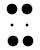 x in Braille